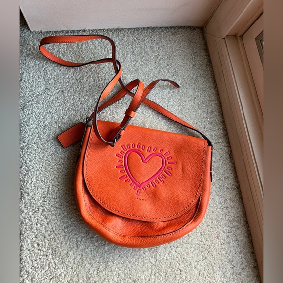 NWOT Coach X Keith Haring Hudson Love Crossbody bag - Picture 6 of 13